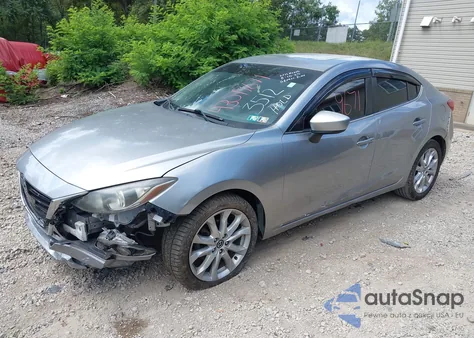 2015 Mazda Mazda3 S Touring from USA, damaged, VIN JM1BM1V3XF1223512